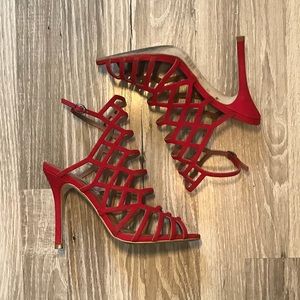 Caged Red Heels